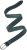 Ulla Popken Woven Leather Belt Green - Plus size-bälten för dam - 