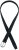 Ulla Popken Elastic Belt Black - Plus size-bälten för dam - 