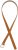 Ulla Popken Soft Suede Belt Brown - Plus size-bälten för dam - 