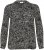 Kaffe Curve Mila Ami Blus Svart/Turtledove - Blusar & tunikor - 
