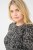 Kaffe Curve Mila Ami Blus Svart/Turtledove - Blusar & tunikor - 
