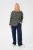 Kaffe Curve Mila Ami Blus Svart/Turtledove - Blusar & tunikor - 