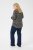Kaffe Curve Mila Ami Blus Svart/Turtledove - Blusar & tunikor - 