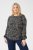 Kaffe Curve Mila Ami Blus Svart/Turtledove - Blusar & tunikor - 