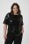 Kaffe Curve Mirana Sequin Blouse Black - Blusar - 