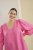 Kaffe Curve Sofia Blouse Pink Power - Blusar - 