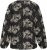 Kaffe Curve Kimmie Blouse Black Chalk Embroidery - Blusar - 
