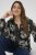 Kaffe Curve Kimmie Blouse Black Chalk Embroidery - Blusar - 