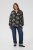 Kaffe Curve Kimmie Blouse Black Chalk Embroidery - Blusar - 