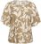 Kaffe Curve Marla Blouse Oak Chalk Leaf - Blusar - 