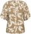 Kaffe Curve Marla Blouse Oak Chalk Leaf - Blusar - 