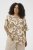 Kaffe Curve Marla Blouse Oak Chalk Leaf - Blusar - 