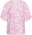 Kaffe Curve Marla Blouse Pink Frosting Chalk Leaf - Blusar - 