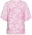 Kaffe Curve Marla Blouse Pink Frosting Chalk Leaf - Blusar - 