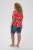 Kaffe Curve Ami Short Sleeve Blouse Printed Poppy Red - Blusar & tunikor - 