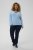 Kaffe Curve Jilanda V-Neck Pullover Blue - Tröjor & stickat - 