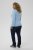 Kaffe Curve Jilanda V-Neck Pullover Blue - Tröjor & stickat - 