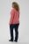Kaffe Curve Jilanda V-Neck Pullover Red - Tröjor & stickat - 