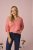 Kaffe Curve Jilanda V-Neck Pullover Red - Tröjor & stickat - 