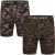 Kam Jeans 813 Camo Print Boxers Charcoal Khaki - Boxershorts - Boxershorts för herrar i stora storlekar