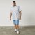 North Latitude 61147 Chinoshorts Blå - Shorts - Stora shorts W40-W60
