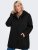 Only Carmakoma Sedona Light Coat Black - Vinterkappor - 
