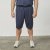 North Latitude 61154 Comfort Fit-shorts i Linne Marinblå - Shorts - Stora shorts W40-W60