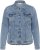 Kaffe Curve Vilana Denim Jacket Washed Blue - Jeansjackor - 