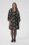 Kaffe Curve Kimmie Dress Black Chalk Embroidery - Midiklänningar - 