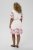 Kaffe Curve Rosa Mini Dress White Rose Border Flower - Miniklänningar - 