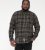 D555 Destin Checked Long Sleeve Shirt Black/Tan Check - Skjortor med lång ärm - 