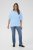 Kaffe Curve Minia Pullover Powder Blue Melange - Stickade tröjor - 