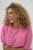 Kaffe Curve Minia Pullover Pink Power Melange - Stickade tröjor - 