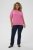 Kaffe Curve Minia Pullover Pink Power Melange - Stickade tröjor - 