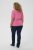 Kaffe Curve Minia Pullover Pink Power Melange - Stickade tröjor - 