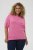 Kaffe Curve Minia Pullover Pink Power Melange - Stickade tröjor - 