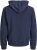 Jack & Jones College Logo Hoodie Navy - Tröjor & hoodies - Stora hoodies & tröjor - 2XL-14XL
