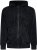 Kam Jeans 7082 Garment DYE with Zipper Hoodie Black - Tröjor & hoodies - Stora hoodies & tröjor - 2XL-14XL