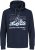 Jack & Jones Hunt Hoodie Navy - Tröjor & hoodies - Stora hoodies & tröjor - 2XL-14XL