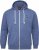 North Latitude Cardigan Hoodie Blue - Tröjor & hoodies - Stora hoodies & tröjor - 2XL-14XL