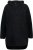 Ulla Popken Teddy Fleece Hooded Zip Neck Sweatshirt Black - Collegetröjor & hoodies - 