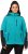 Ulla Popken Contrast Inserts Sweater Knit Hoodie Aquamarine - Collegetröjor & hoodies - 