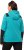 Ulla Popken Contrast Inserts Sweater Knit Hoodie Aquamarine - Collegetröjor & hoodies - 