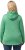 Ulla Popken Melange Knit Fleece Lined Hoodie Spring Green - Collegetröjor & hoodies - 