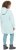 Ulla Popken Oversized Grass Graphic Hoodie Glacier Green - Collegetröjor & hoodies - 