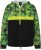 Ulla Popken Mineral Print Quick Dry Hoodie Black - Collegetröjor & hoodies - 