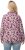 Ulla Popken Floral Print Drawstring Collar Hoodie Vanilla - Collegetröjor & hoodies - 