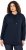 Ulla Popken Back Print Kangaroo Pocket Hoodie Navy - Collegetröjor & hoodies - 