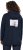 Ulla Popken Back Print Kangaroo Pocket Hoodie Navy - Collegetröjor & hoodies - 