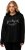 Ulla Popken City Name Graphic Hoodie Black - Collegetröjor & hoodies - 